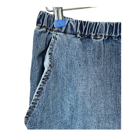 SOLD vintage one hanes place momcore denim shorts ramie cotton blend size large - Picture 5 of 11